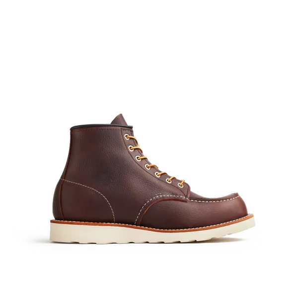 Men's Classic Moc 6-Inch Boot in Dark Brown Leather 8138