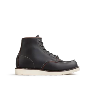 Men's Classic Moc 6-Inch Boot in Black Leather 8849