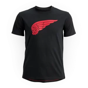 Men's Short Sleeve Classic Wing Tee in Black 98478