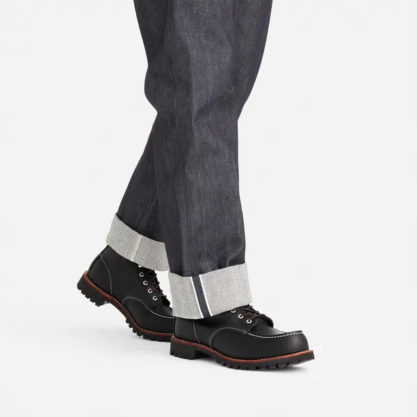 Men's Roughneck Boot in Black Oil Slick Leather 2949 - Image 2