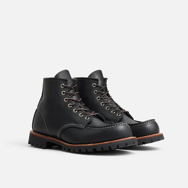 Men's Roughneck Boot in Black Oil Slick Leather 2949 - Image 3