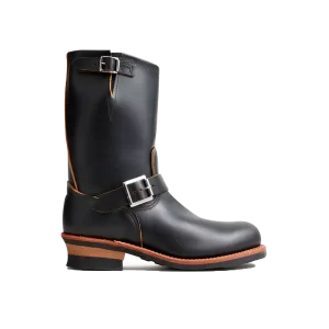 Men's Engineer Boot in Black Klondike Leather 2966