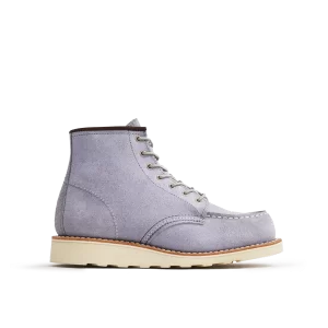 Women's 6-Inch Classic Moc Short Boot in Lavender Leather 3300